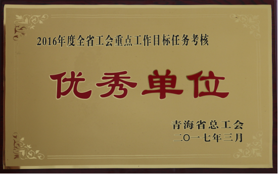 省物产集团工会再度荣获全省工会&ldquo;2016年度重点工作任务考核优秀单位&rdquo;